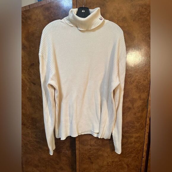 Cream Turtleneck Sweater - Ralph Lauren - Picture 1 of 8